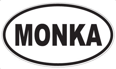 MONKA - Oval Sticker