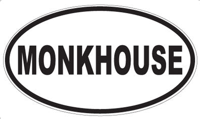 MONKHOUSE - Oval Sticker