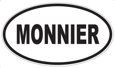 MONNIER - Oval Sticker