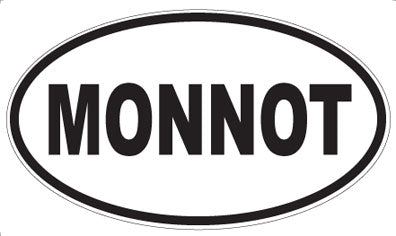 MONNOT - Oval Sticker