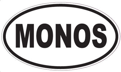 MONOS - Oval Magnet