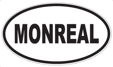 MONREAL - Oval Sticker
