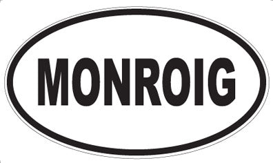 MONROIG - Oval Sticker