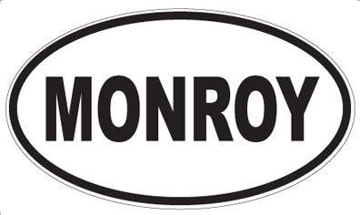 MONROY - Oval Sticker