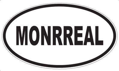 MONRREAL - Oval Sticker
