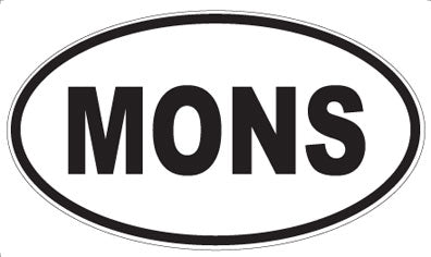 MONS - Oval Magnet