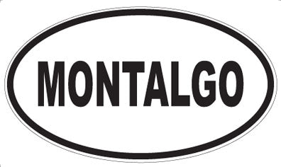 MONTALGO - Oval Sticker