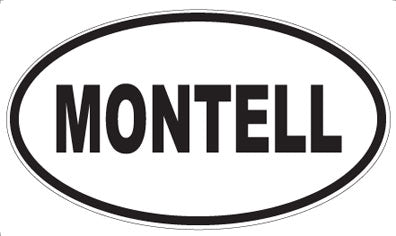 MONTELL - Oval Sticker
