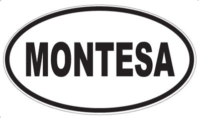 MONTESA - Oval Sticker