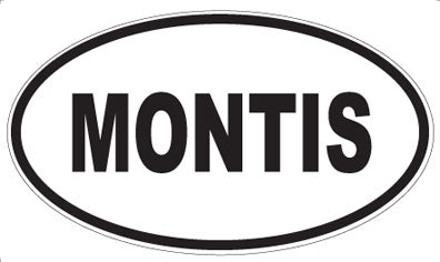 MONTIS - Oval Sticker