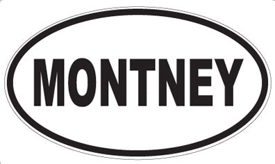 MONTNEY - Oval Sticker