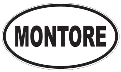 MONTORE - Oval Sticker