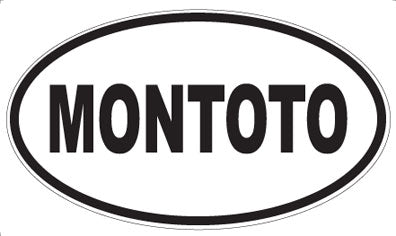 MONTOTO - Oval Sticker