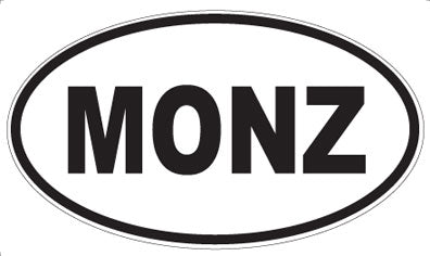 MONZ - Oval Sticker