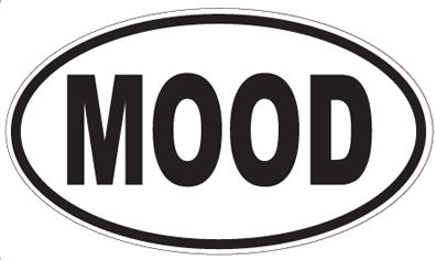 MOOD - Oval Sticker