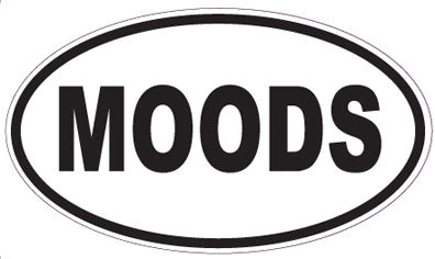 MOODS - Oval Magnet
