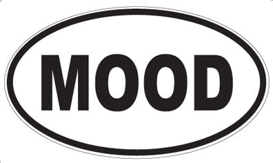 MOOD - Oval Magnet