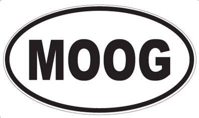 MOOG - Oval Sticker
