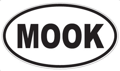 MOOK - Oval Sticker