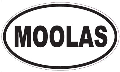 MOOLAS - Oval Sticker