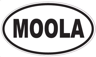 MOOLA - Oval Magnet