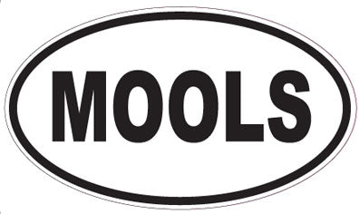 MOOLS - Oval Sticker