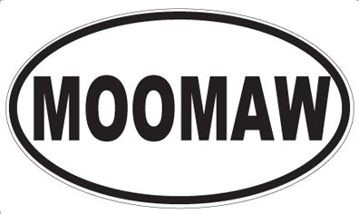 MOOMAW - Oval Sticker