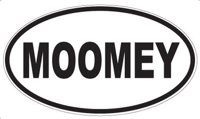 MOOMEY - Oval Sticker