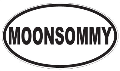 MOONSOMMY - Oval Sticker
