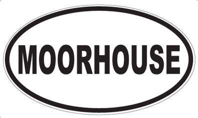 MOORHOUSE - Oval Sticker