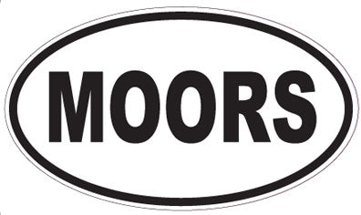 MOORS - Oval Sticker