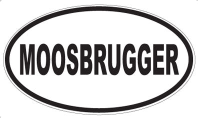 MOOSBRUGGER - Oval Sticker