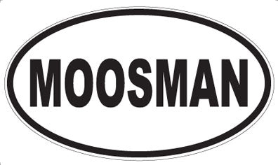 MOOSMAN - Oval Sticker