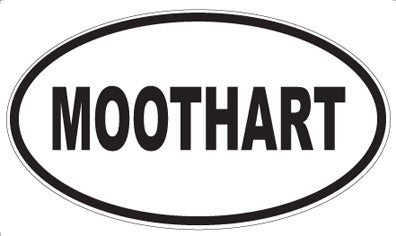 MOOTHART - Oval Sticker