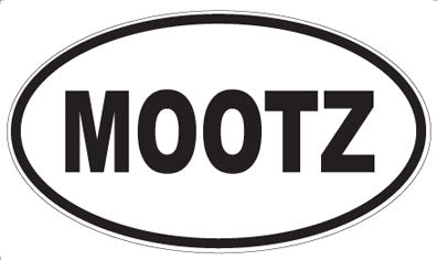 MOOTZ - Oval Sticker