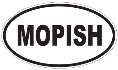 MOPISH - Oval Sticker
