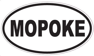 MOPOKE - Oval Sticker