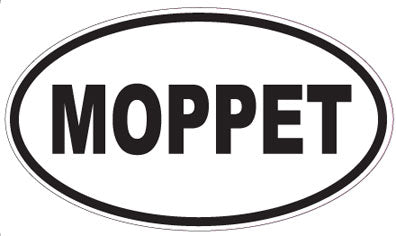 MOPPET - Oval Sticker
