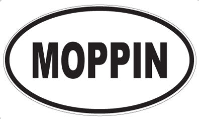 MOPPIN - Oval Sticker