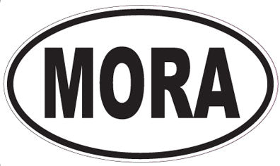 MORA - Oval Sticker