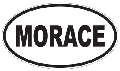 MORACE - Oval Sticker