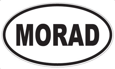 MORAD - Oval Sticker