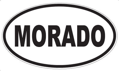 MORADO - Oval Sticker