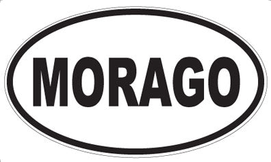 MORAGO - Oval Sticker