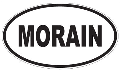 MORAIN - Oval Sticker