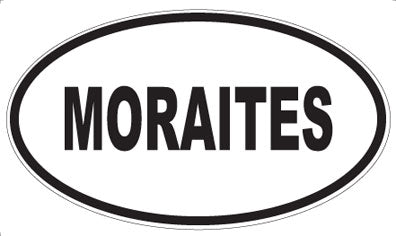 MORAITES - Oval Sticker