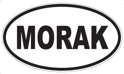 MORAK - Oval Sticker