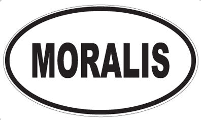 MORALIS - Oval Sticker