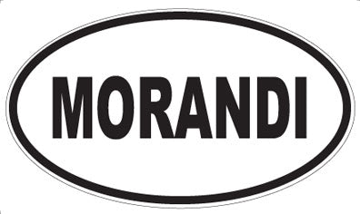 MORANDI - Oval Sticker