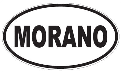 MORANO - Oval Sticker